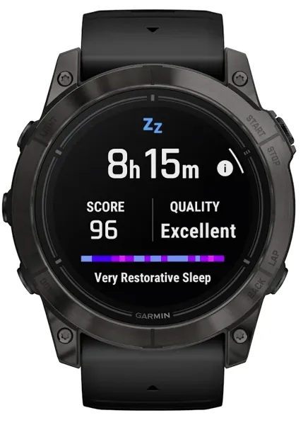 Garmin epix Pro (Gen 2) Sapphire Edition 51mm AMOLED -urheilukello, carbon gray dlc titanium