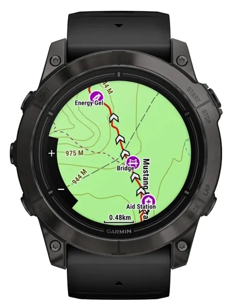 Garmin epix Pro (Gen 2) Sapphire Edition 51mm AMOLED Sports Watch, Carbon Gray DLC Titanium