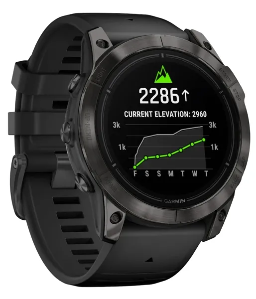 Garmin epix Pro (Gen 2) Sapphire Edition 51mm AMOLED Sports Watch, Carbon Gray DLC Titanium