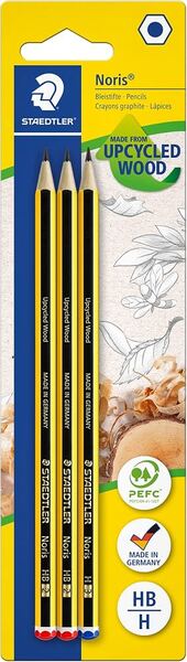 STAEDTLER Noris 120, 3 kpl, grafiitinharmaa -lyijykyn&auml;