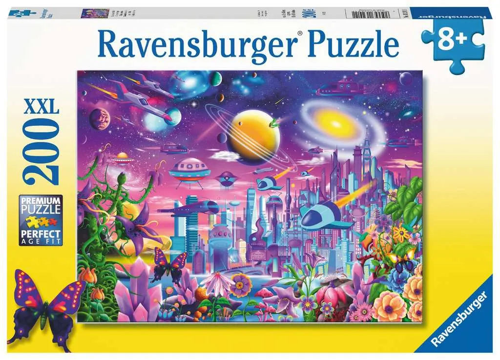 Ravensburger Childrens puzzle Cosmic City (200 pieces)