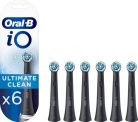 Oral-B iO Ultimate Clean Replacement Brush Heads 6-pack Black