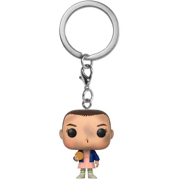 Funko POP! Stranger Things - Eleven with Eggo -avaimenperä (7.6 cm)