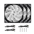TRYX ROTA SL ARGB Reverse 120 mm chassifl&auml;kt, 3-pack, svart