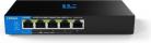 Linksys LN2308P-KE - Ohanterad 8-portars 2,5 gigabit Power over Ethernet-switch, Svart