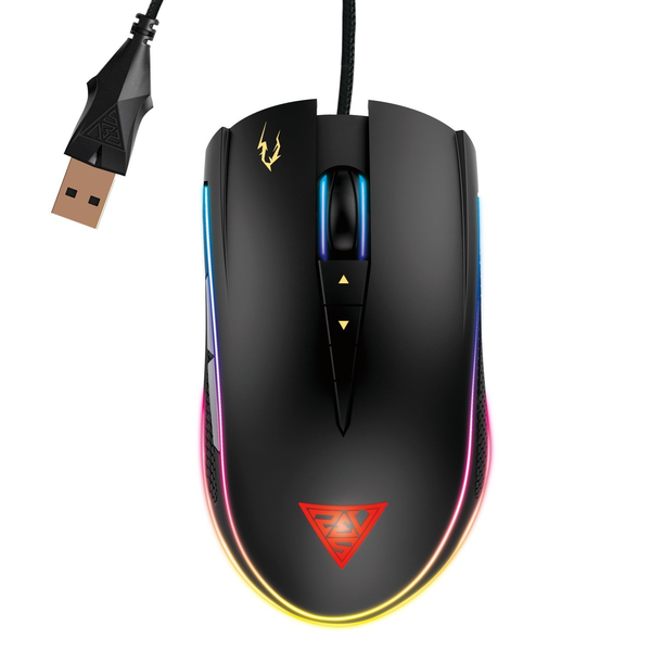 Gamdias Zeus P1 RGB - mouse, Black