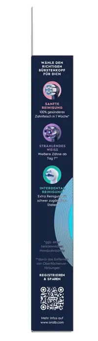 Oral-B iO Ultimate Clean vaihtoharjasp&auml;&auml;t, 6 kpl, Musta