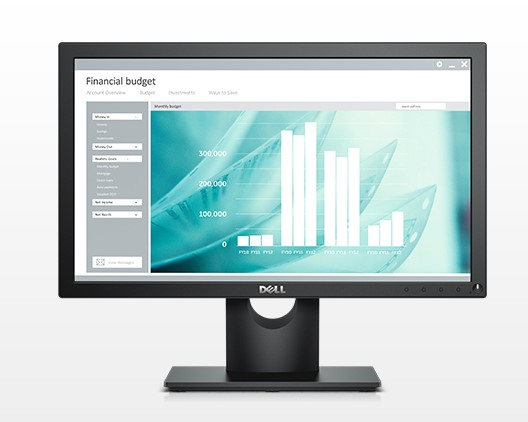 Dell 18.5" E-Series E1916H, 1366x768px, TN - monitor