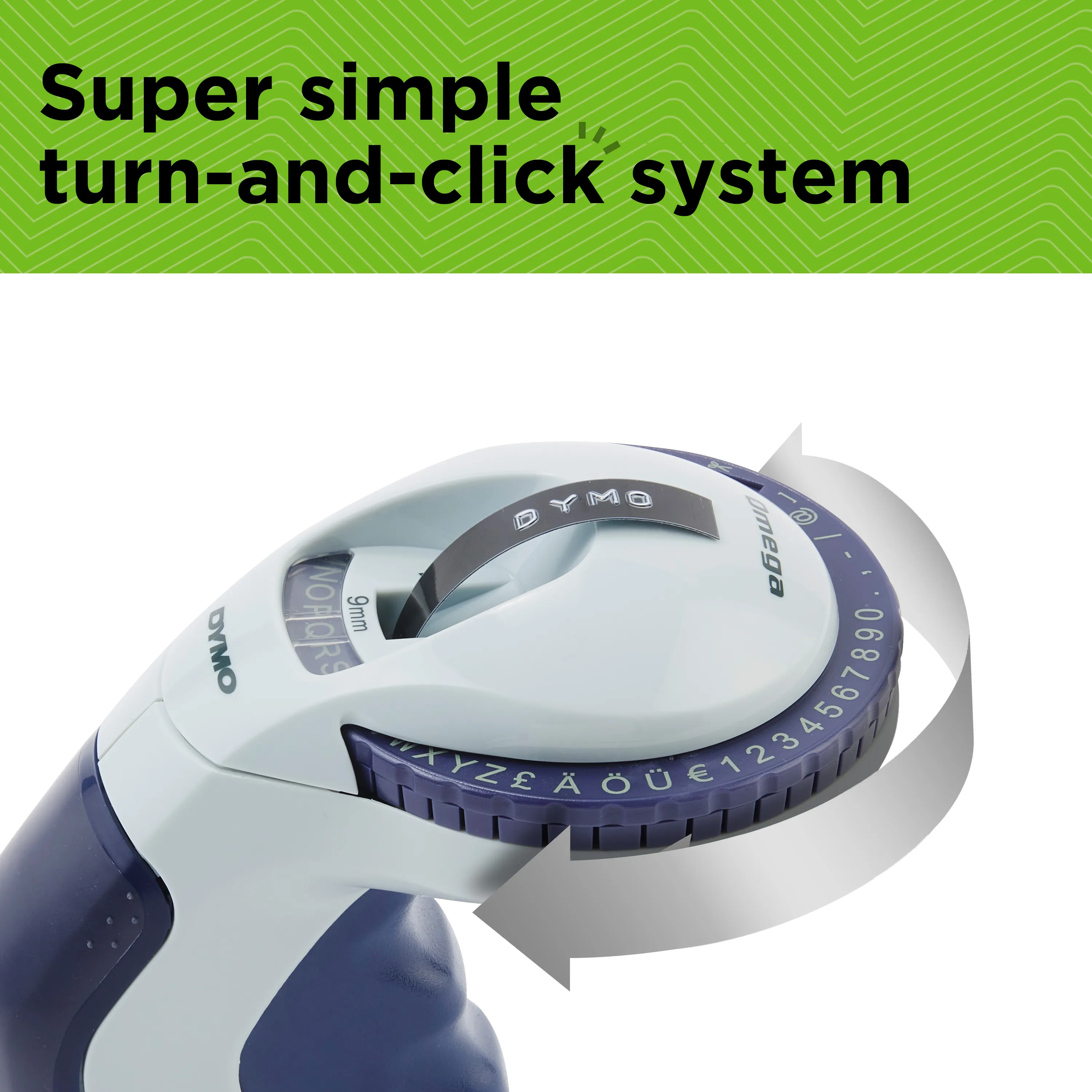 Embossing tool Omega English/German version