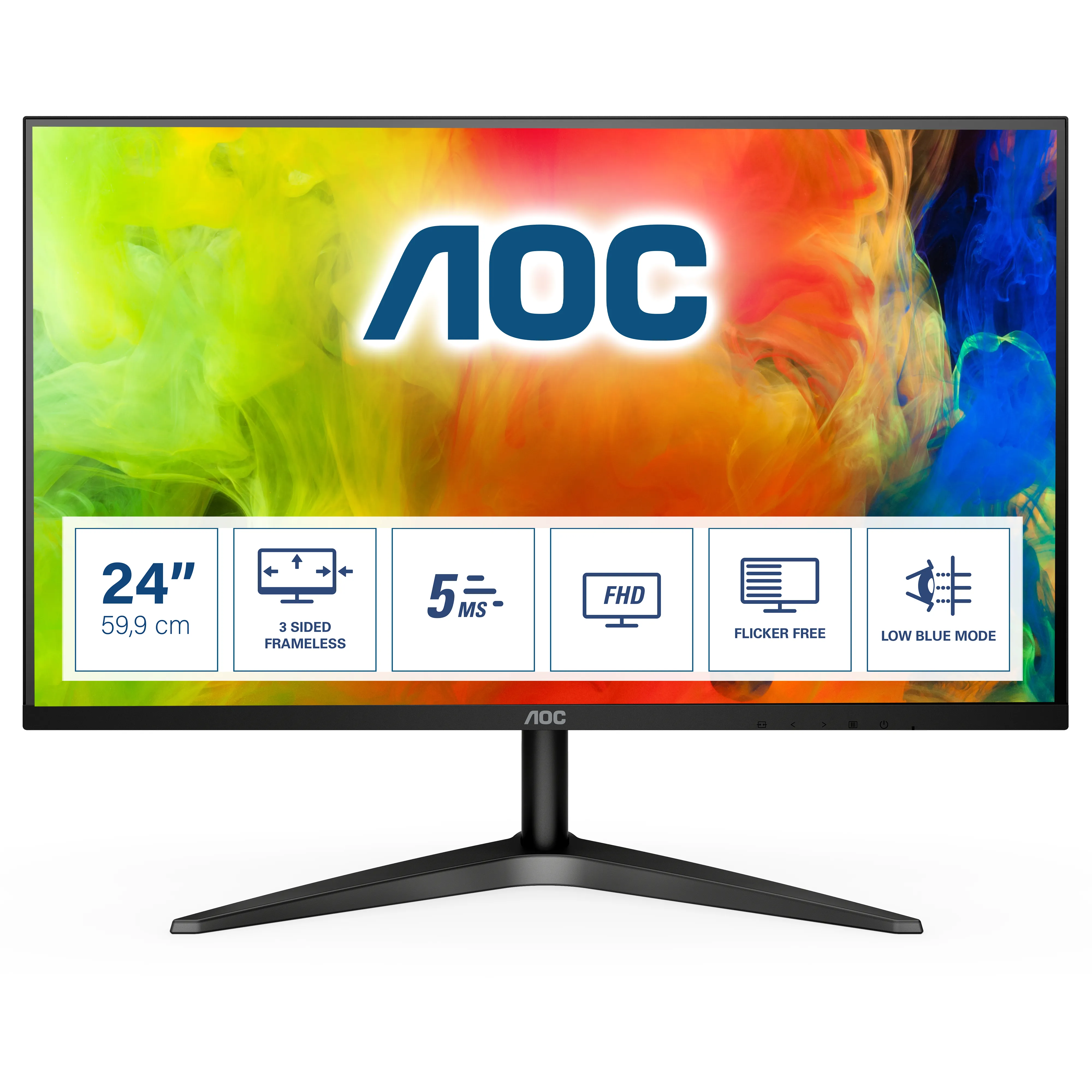 AOC 23.6" 24B1H, Full HD, MVA - monitor