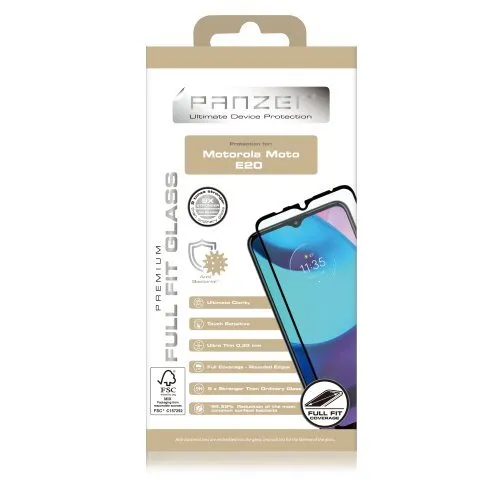 Panzer Full-Fit Glass, Moto E20 - Screen Glass