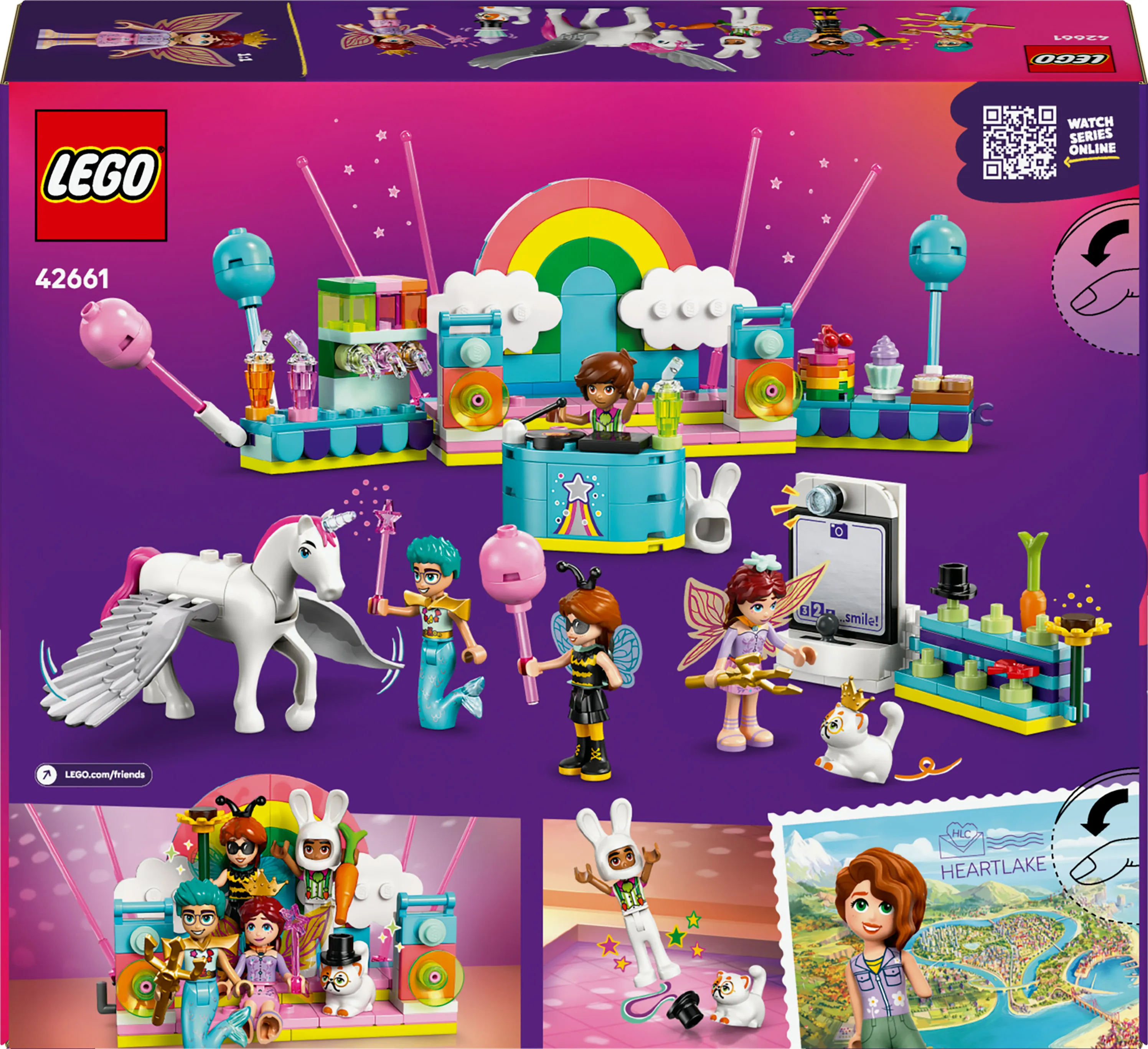 LEGO Friends Unicorn and Fairy Party 42661