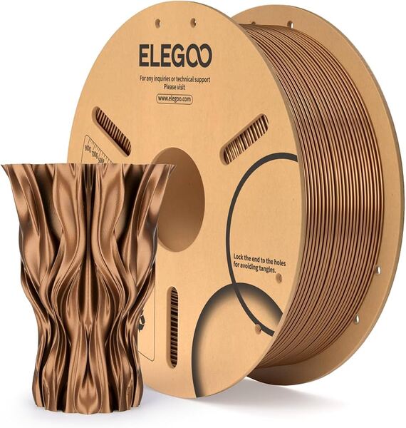 ELEGOO PLA 1.75 mm, 1 kg -3D-tulostusfilamentti, pronssi