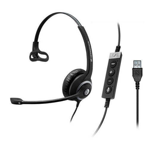 Epos Sennheiser SC 230 USB monoheadset, svart