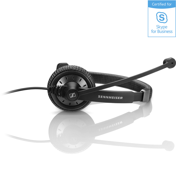 SENNHEISER WIRED MONAURAL HEADSET, 3.5 MM, USB, IN-LINE CALL CONTROL ON USB CABLE MS