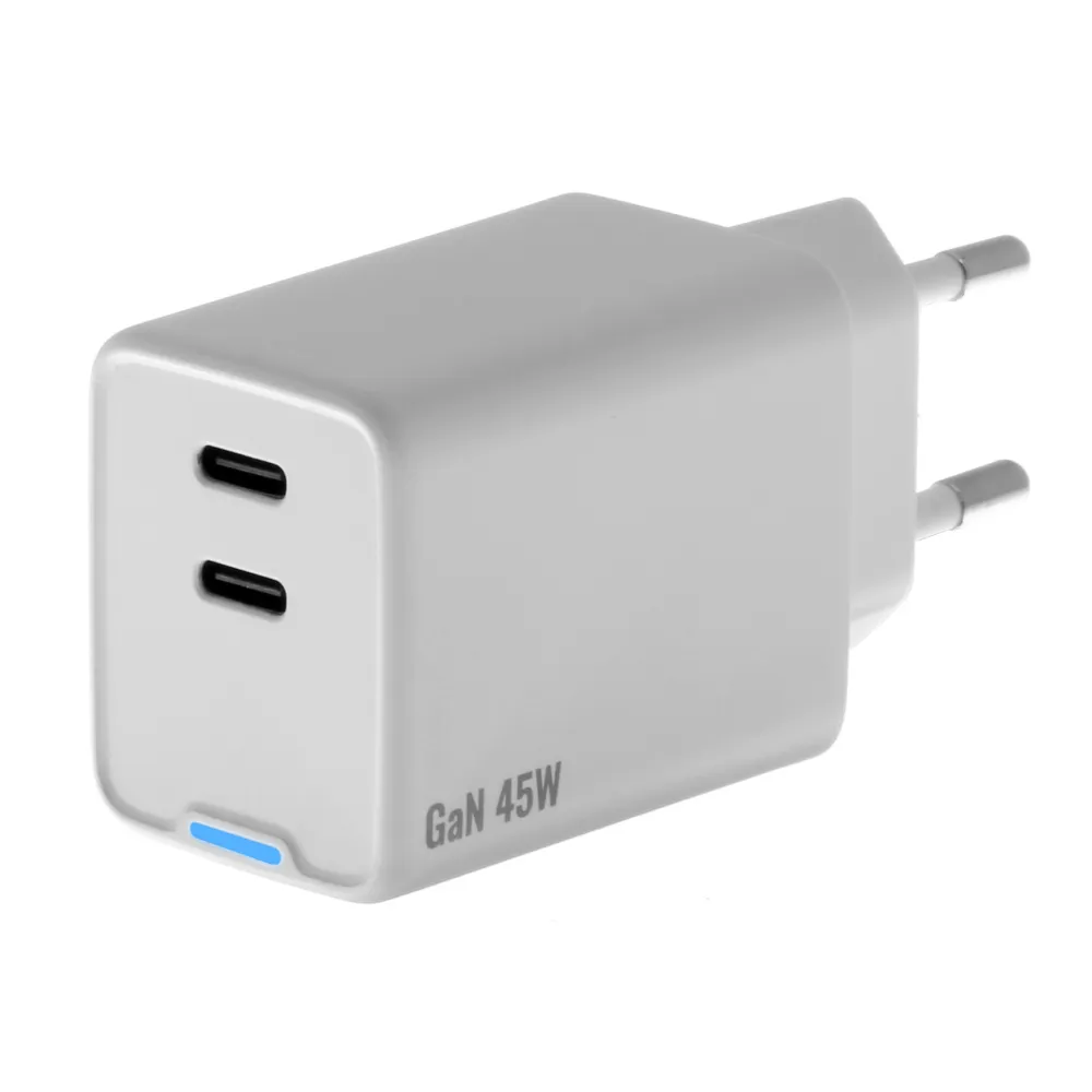 INSMAT 530-9245 GaN Dual USB-C 25W - Wall charger, Black