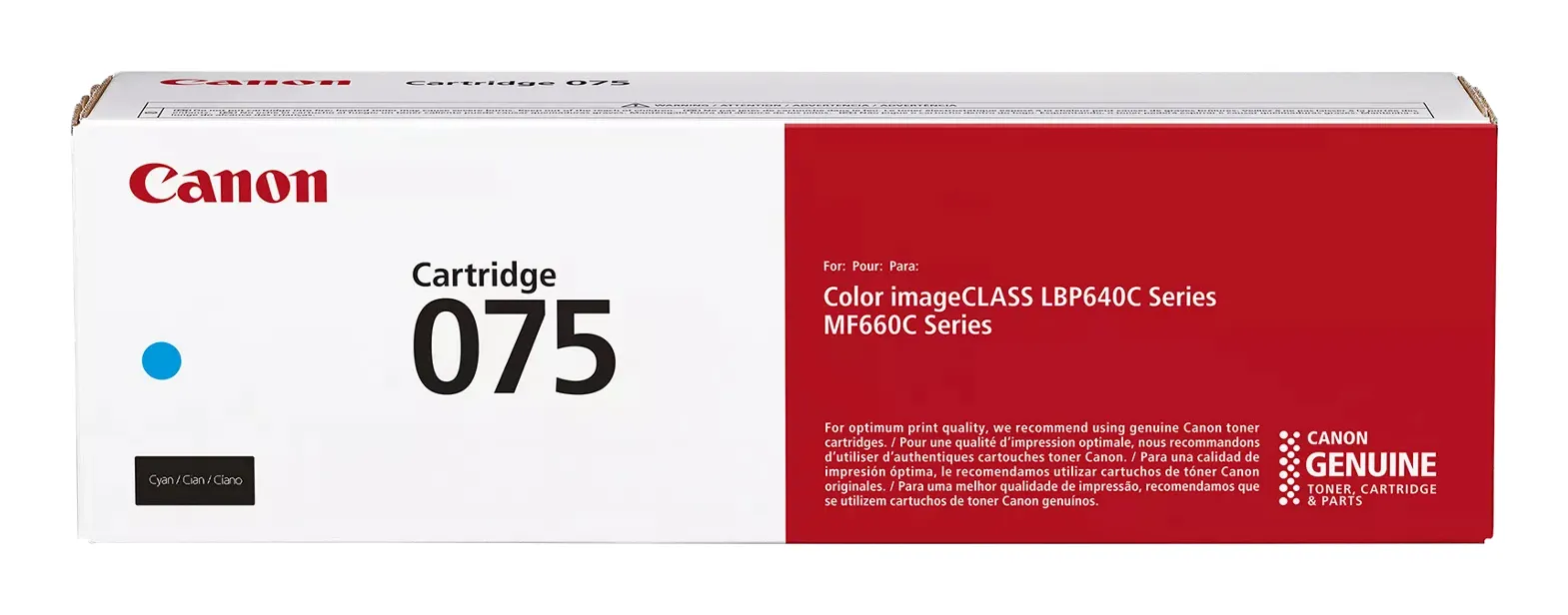 Canon 075 lasertoner, 330 ml, cyan