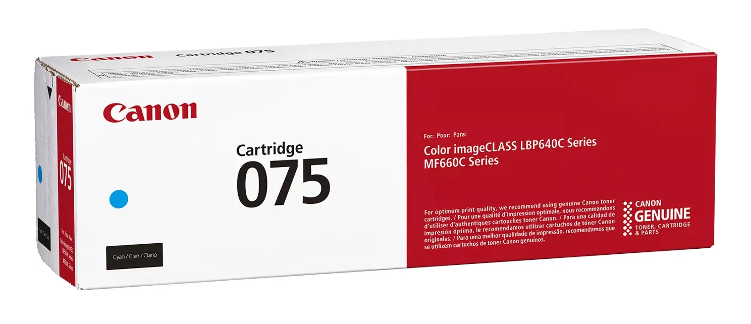 Canon 075 lasertoner, 330 ml, cyan