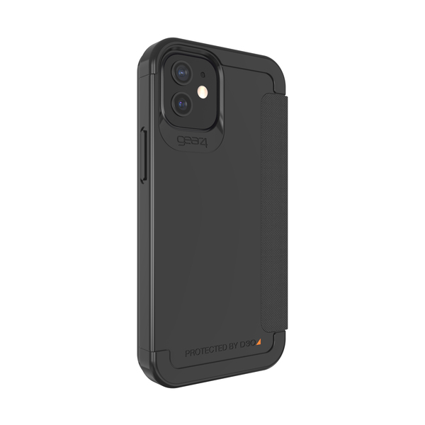 Gear4 Wembley Flip, iPhone 12 mini - Flip Case, Black