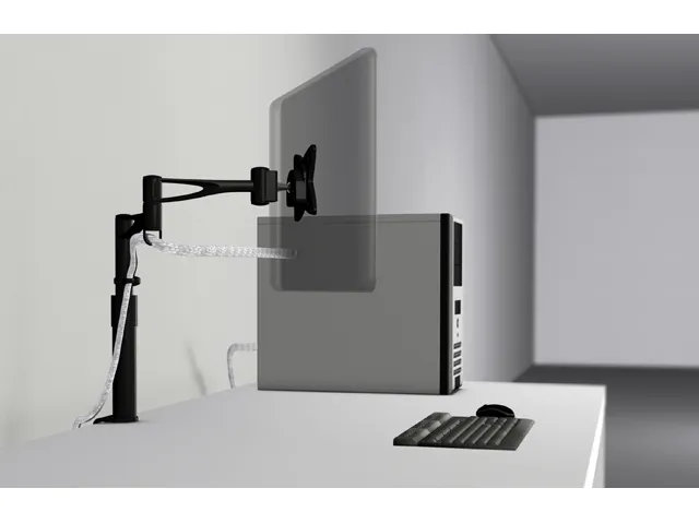 Multibrackets DESKMOUNT III bordf&auml;ste, f&ouml;r 1 sk&auml;rm, 15-24", 10 kg, svart