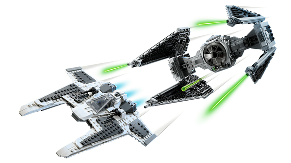 Lego Star Wars Mandalorialainen Fang-h&auml;vitt&auml;j&auml; vs. TIE-torjuntah&auml;vitt&auml;j&auml; 75348