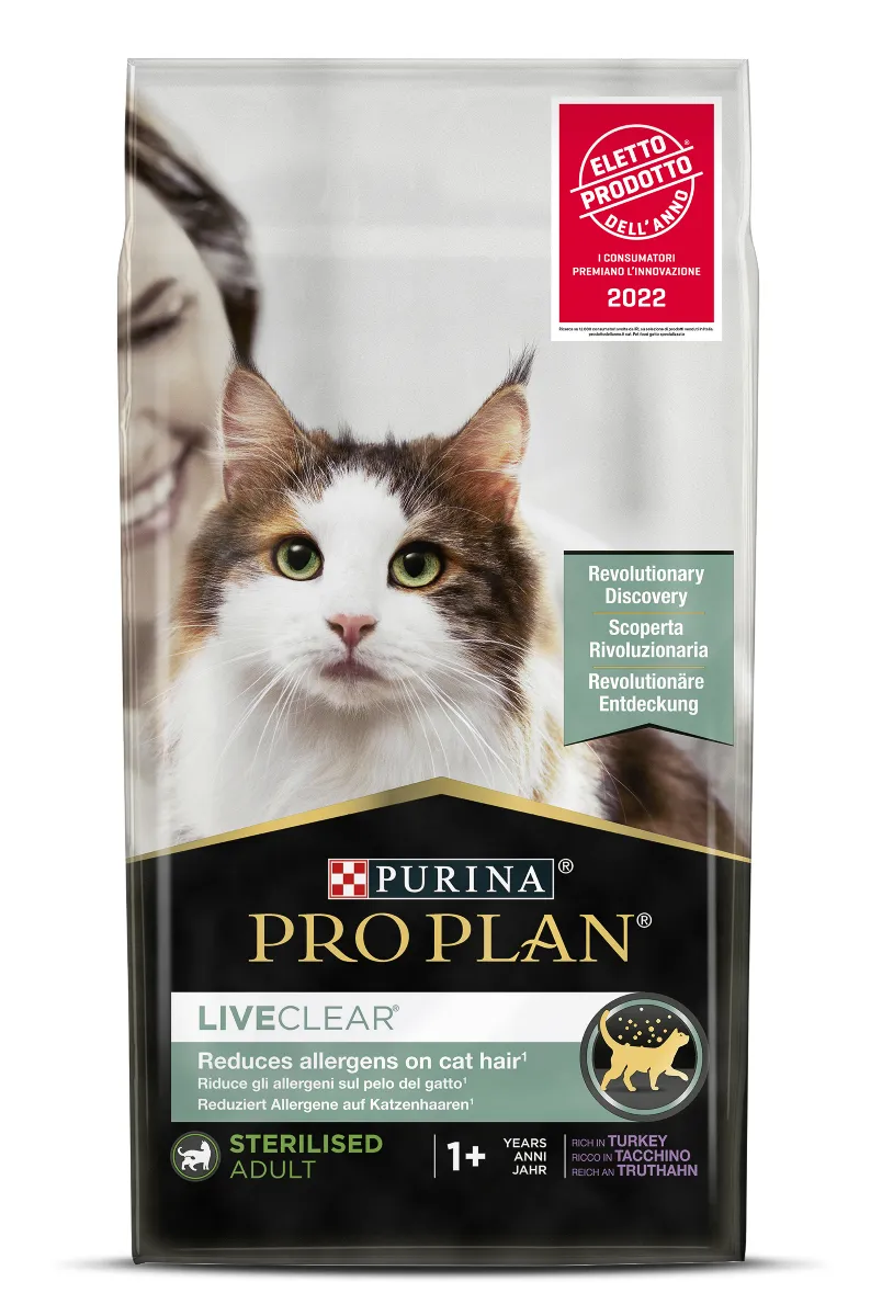 Purina Pro Plan LiveClear Sterilised Turkey, Kissan kuivaruoka, Adult, 1,4 kg