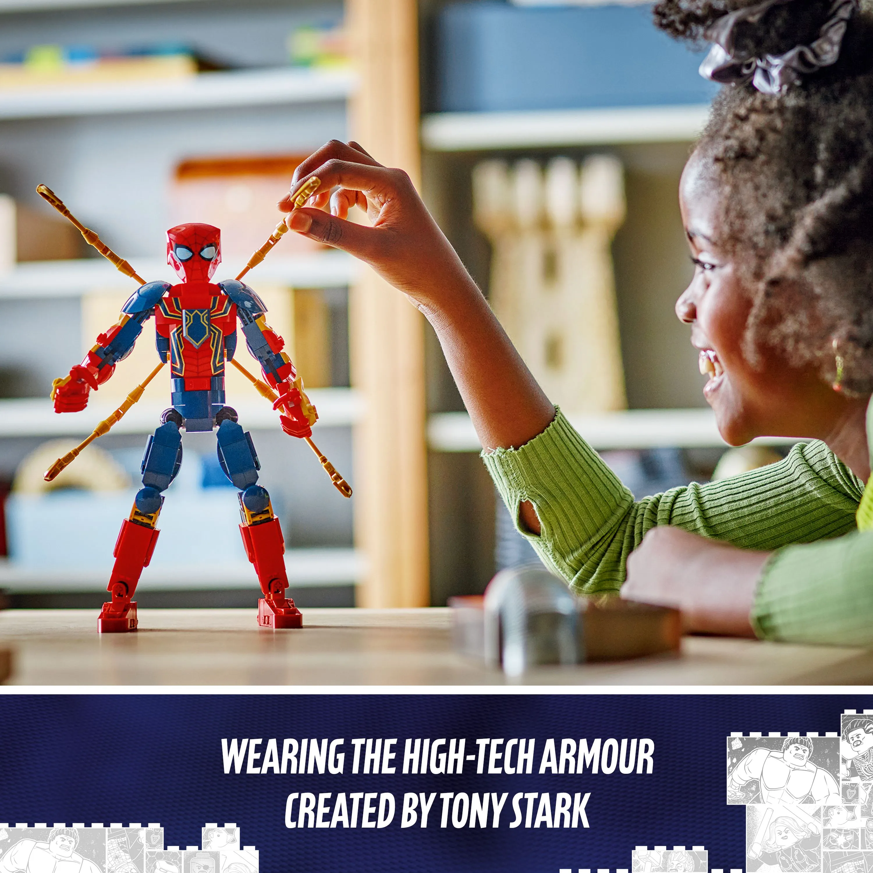 LEGO Marvel Rakennettava Iron Spider-Man -hahmo 76298