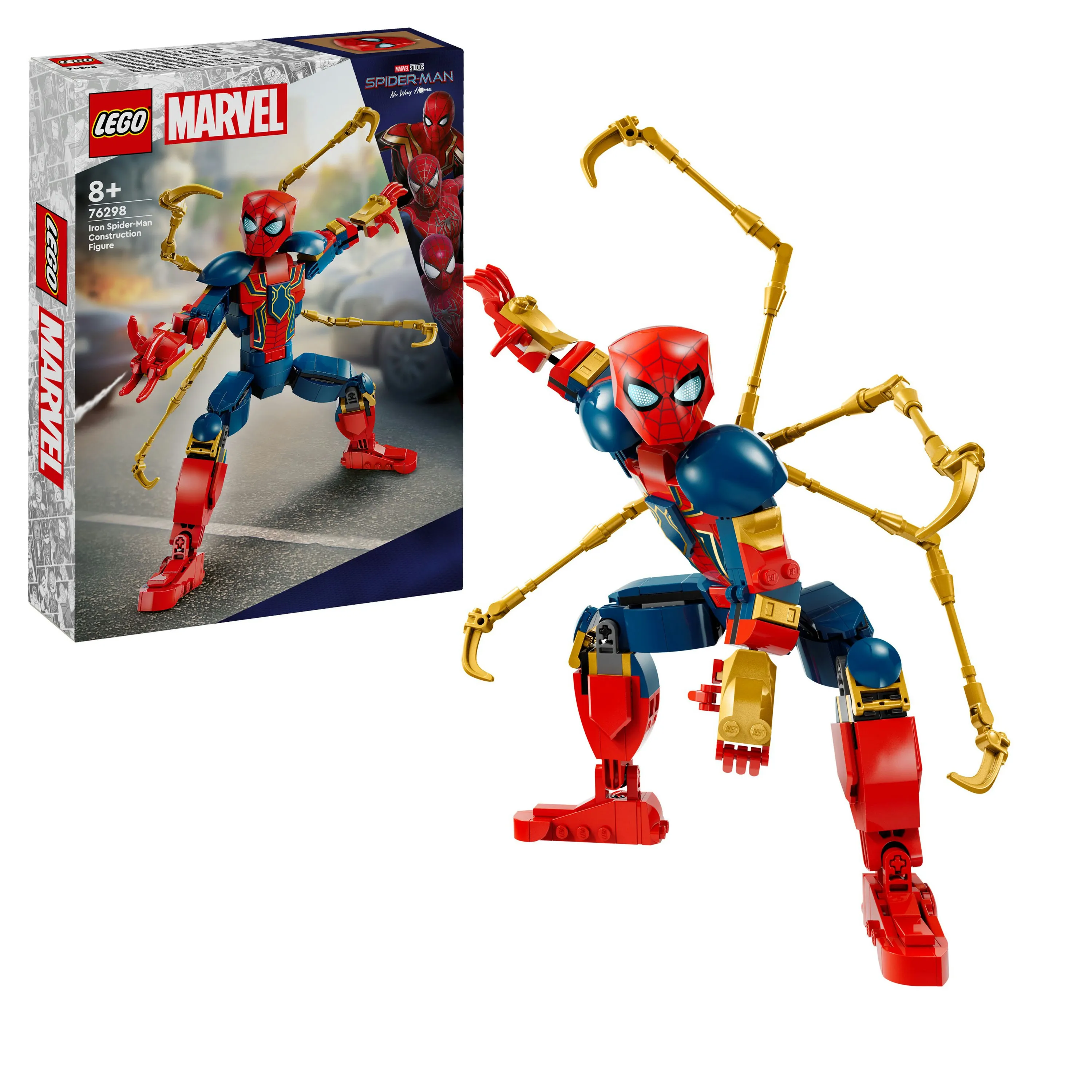 LEGO Marvel Rakennettava Iron Spider-Man -hahmo 76298