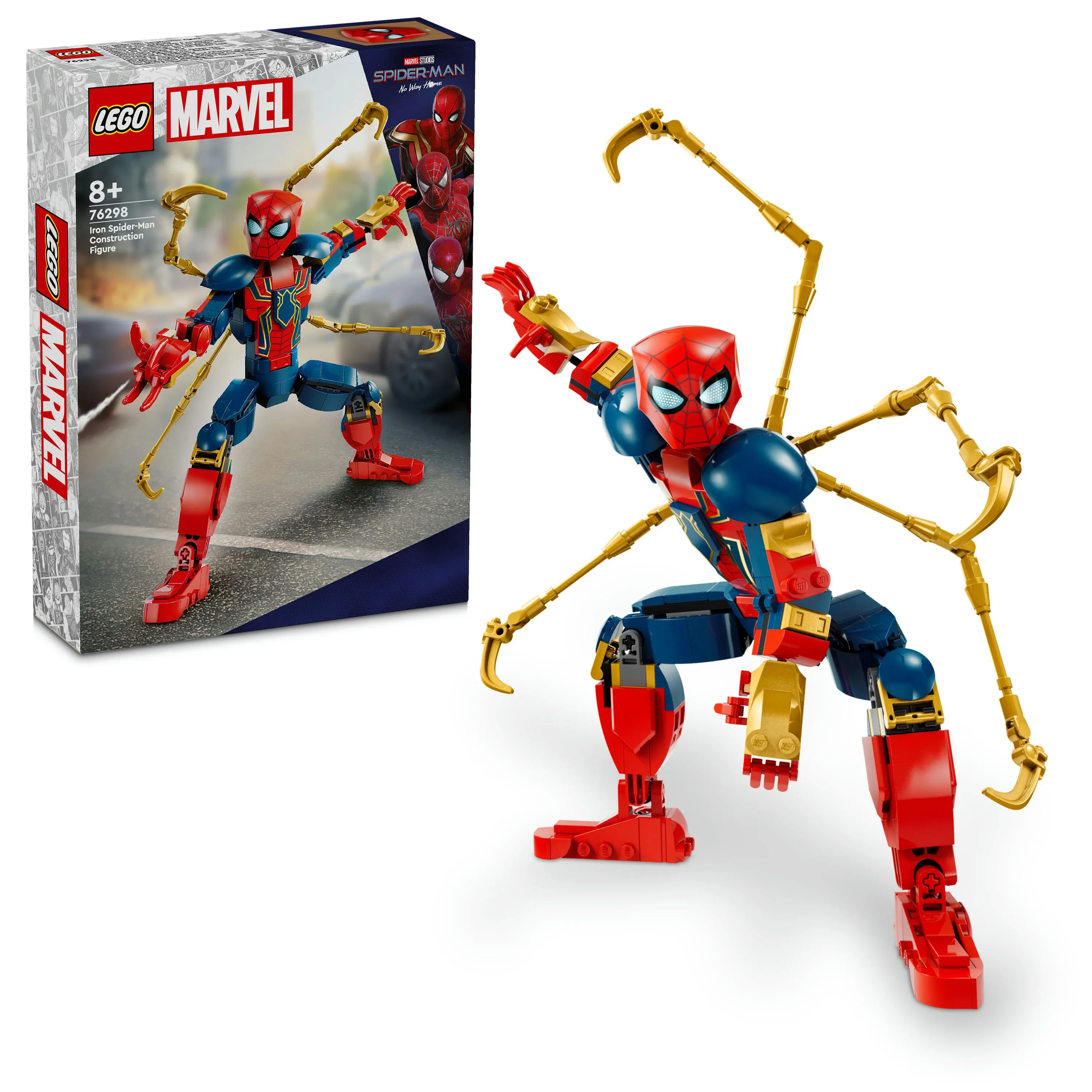 LEGO Marvel Rakennettava Iron Spider-Man -hahmo 76298