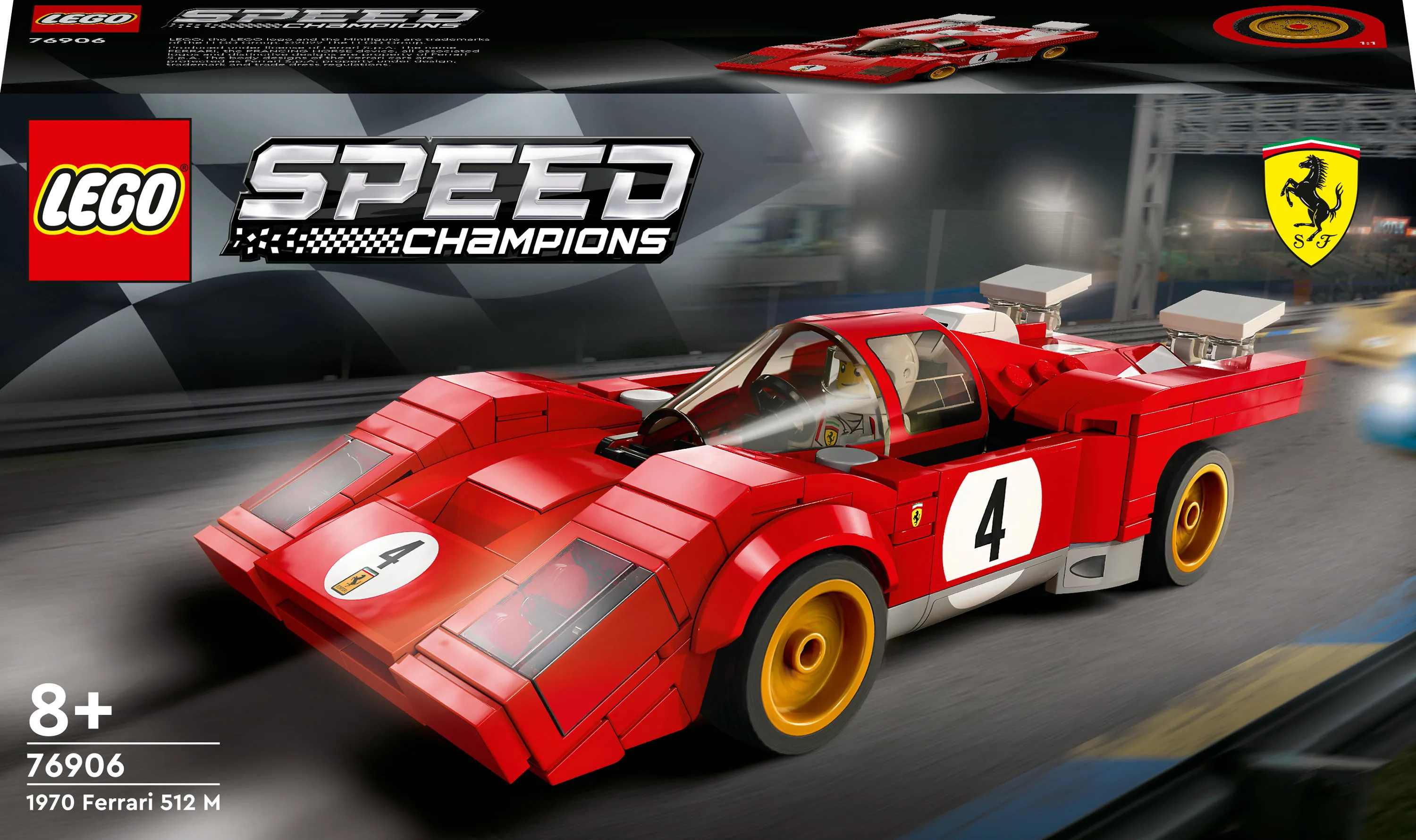 Lego Speed Champions - 1970 Ferrari 512 M 76906