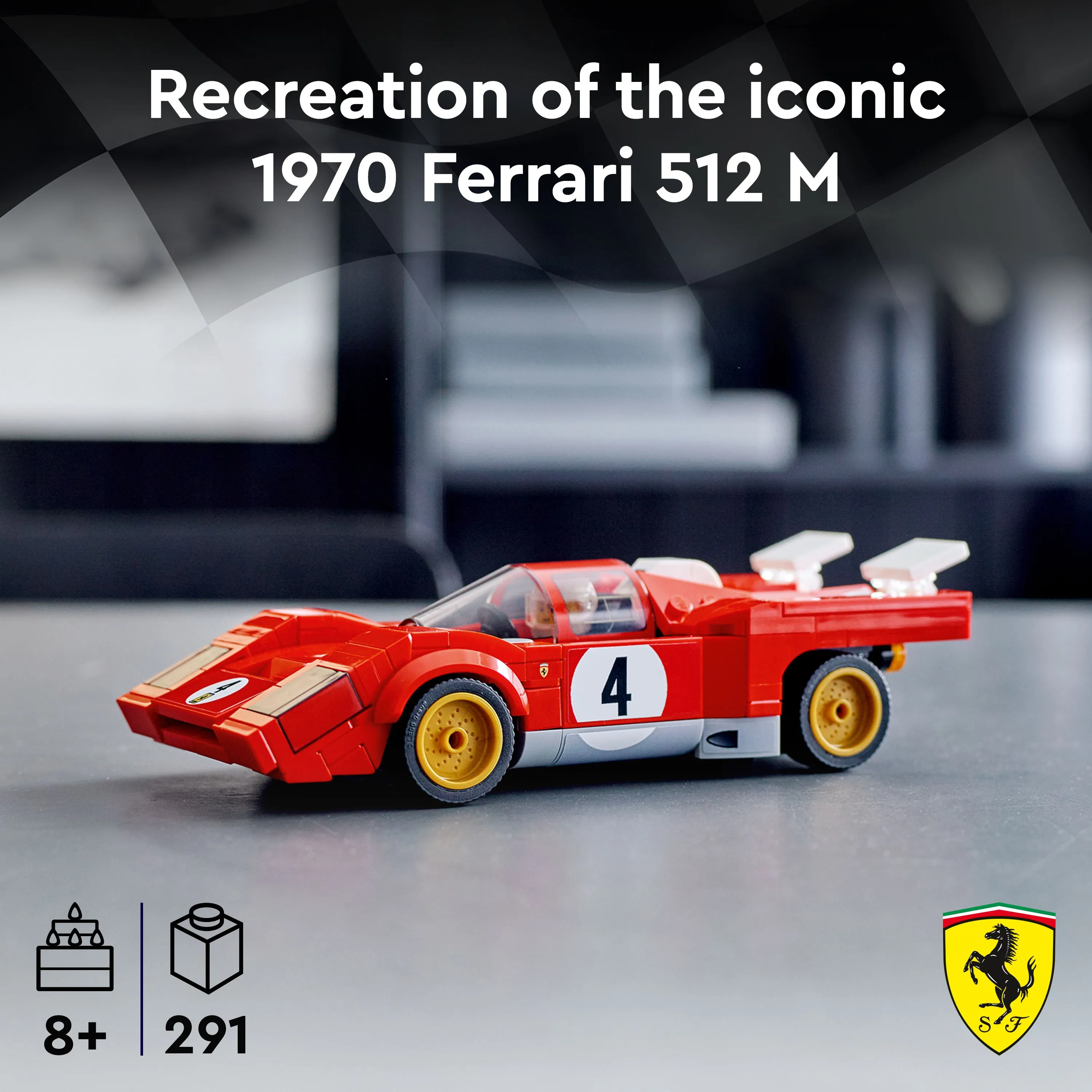 Lego Speed Champions - 1970 Ferrari 512 M 76906