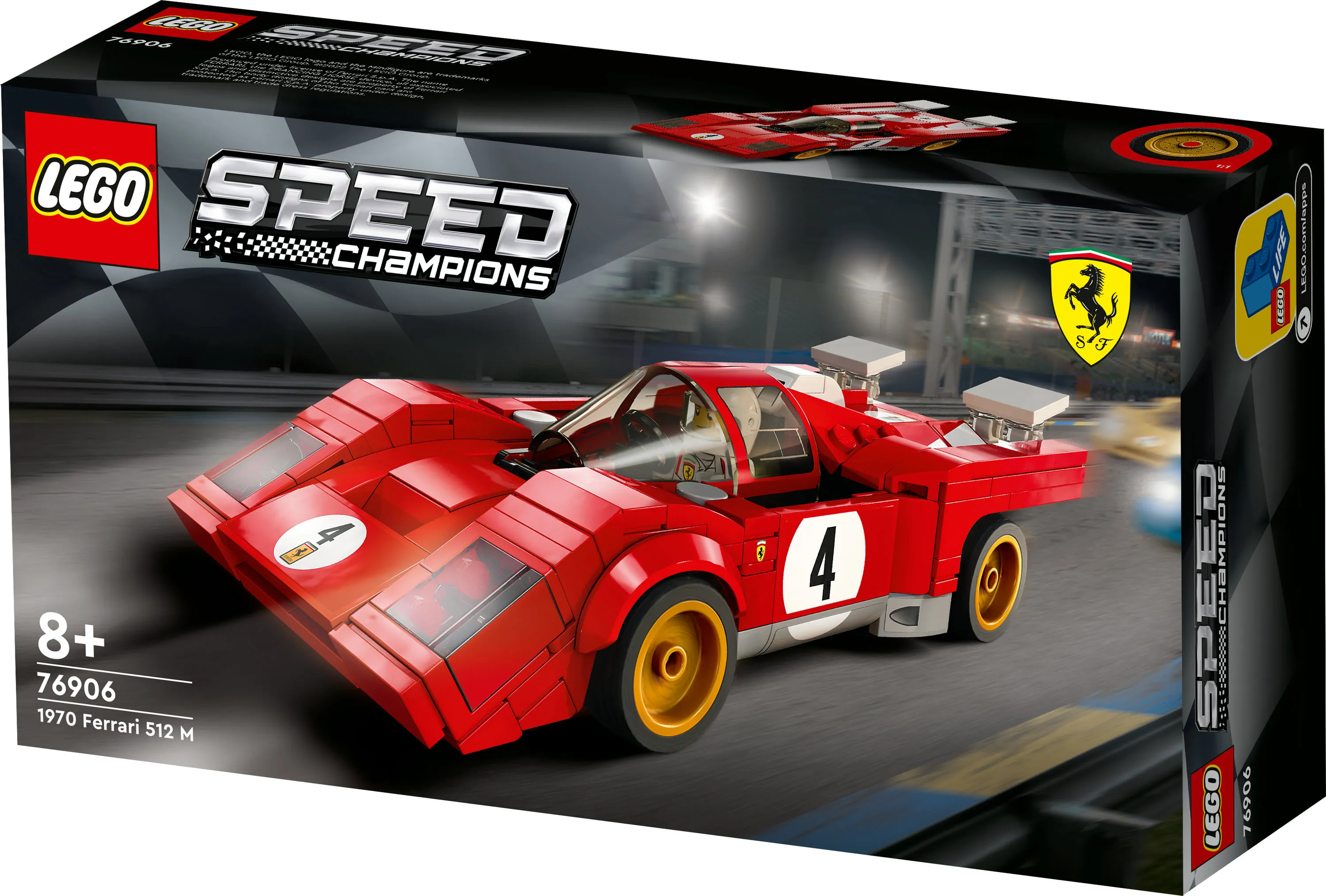 Lego Speed Champions - 1970 Ferrari 512 M 76906