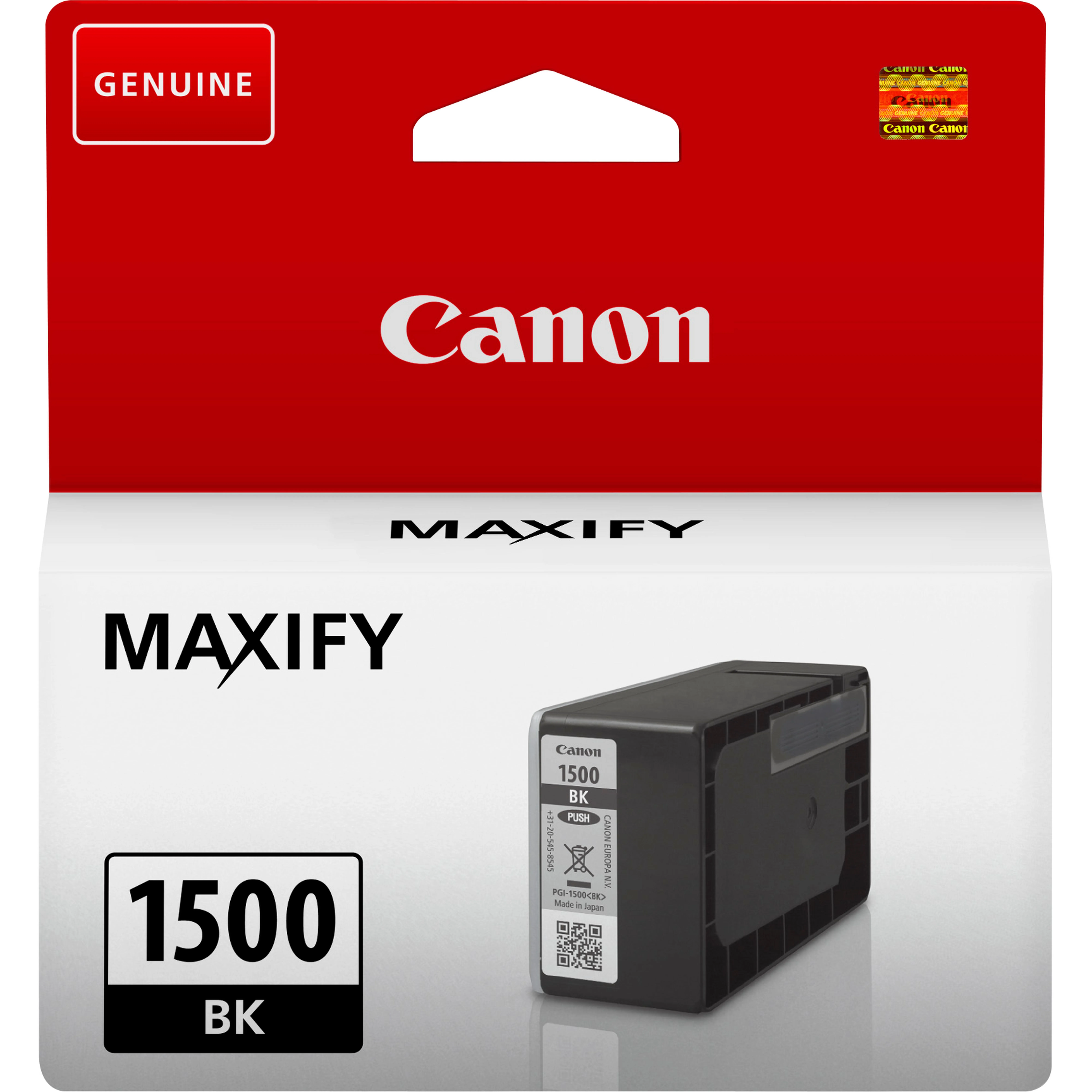 Canon PGI-1500 BK-mustekasetti, 12.4 ml, musta
