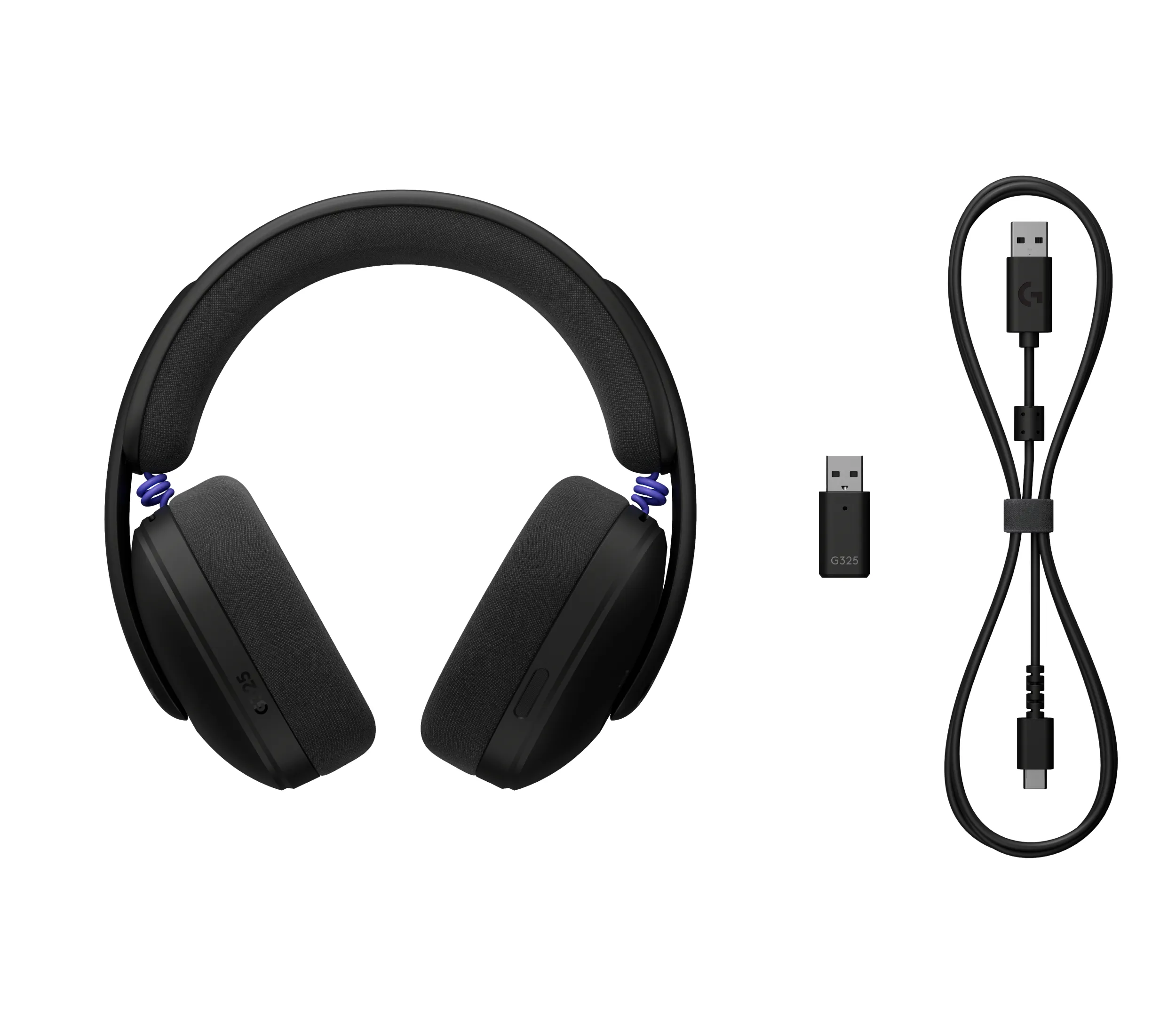 Logitech G G325 LIGHTSPEED Wireless Gaming Headset, Black