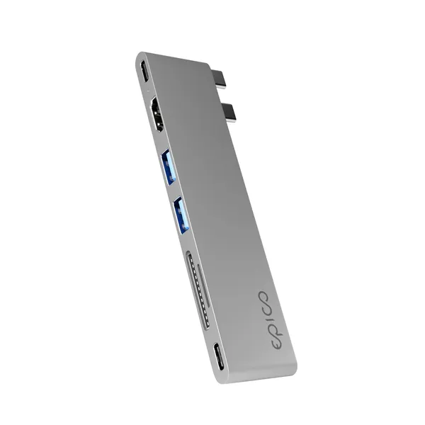 Epico 7in1 Pro Hub 8K with USB-C connector - space grey