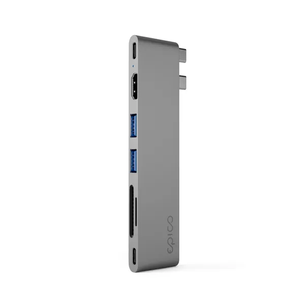 Epico 7in1 Pro Hub 8K with USB-C connector - space grey