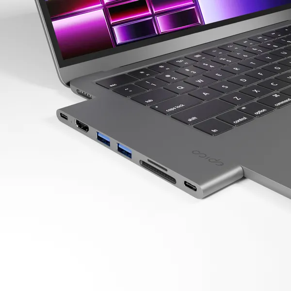 Epico 7in1 Pro Hub 8K with USB-C connector - space grey