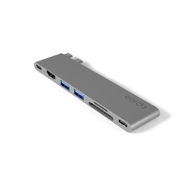 Epico 7in1 Pro Hub 8K with USB-C connector - space grey