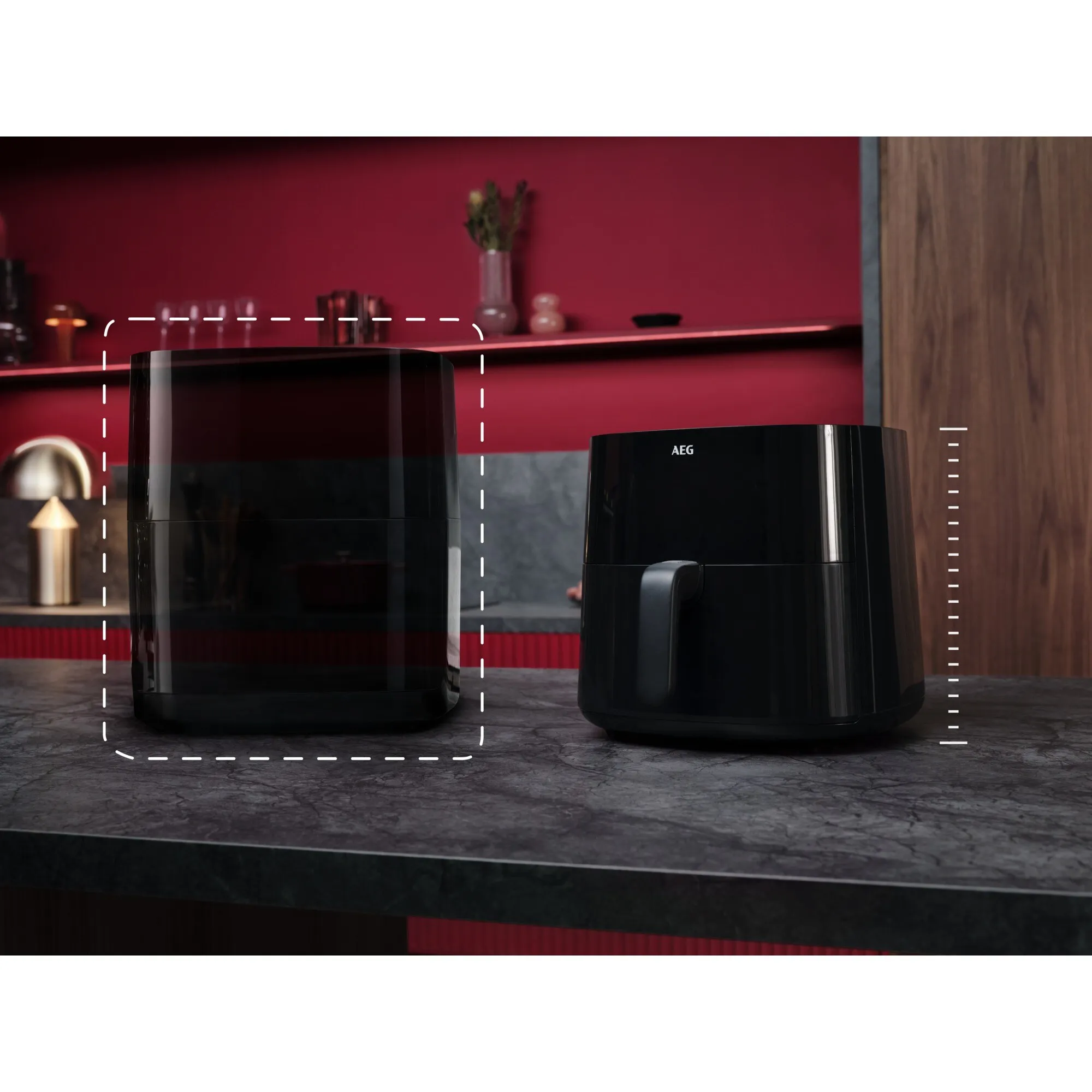 AEG 6000 AAF3B, 3.3L, 1.2 kg, 1350W, air fryer