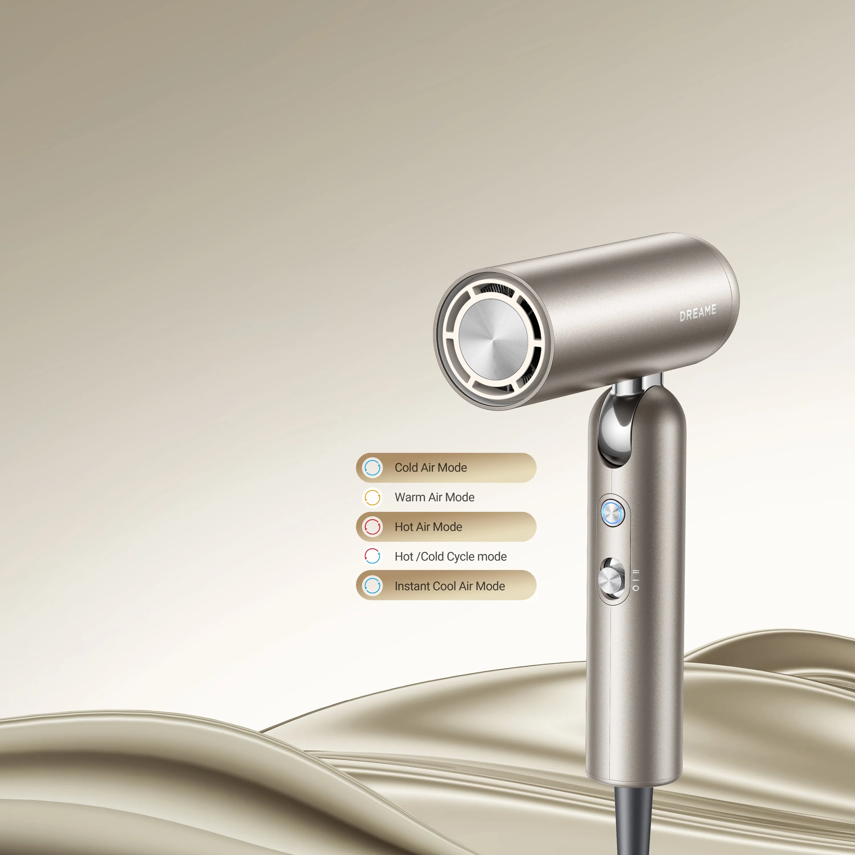 Dreame Pocket Pro AHD51-GOLD 1300 W h&aring;rtork, guld