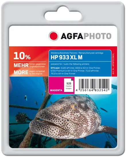 AgfaPhoto 933XL -mustekasetti, magenta
