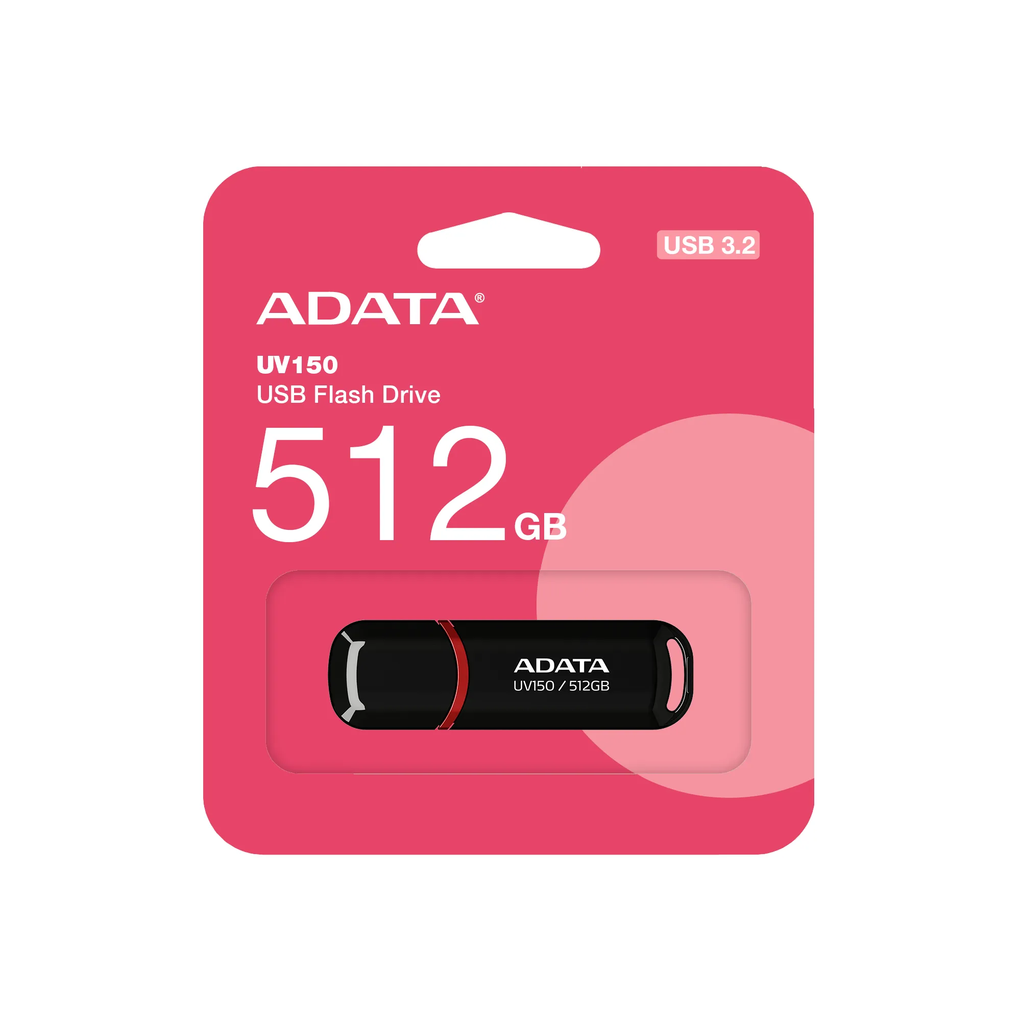 ADATA UV150 512GB USB3.2 Stick Black
