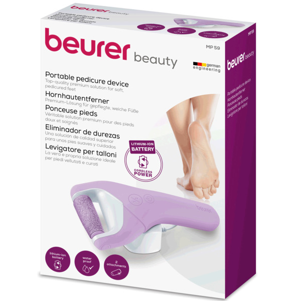 Beurer Fotfil Wet&amp;Dry MP 59 -kannettava pedikyyrilaite