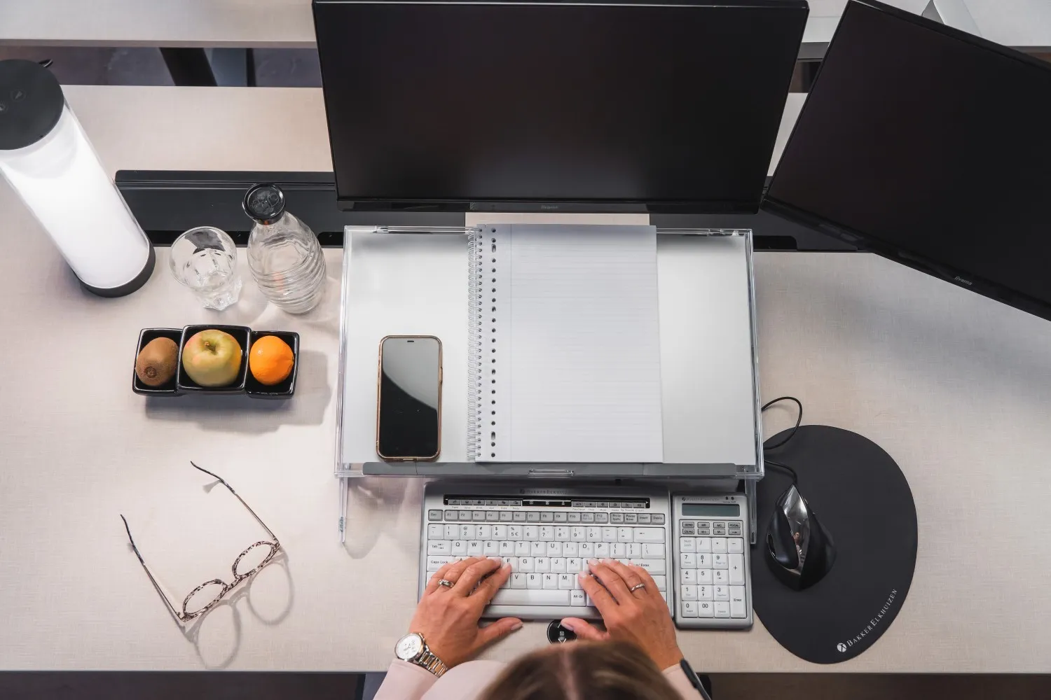 BakkerElkhuizen Ergo Mouse Pad Black