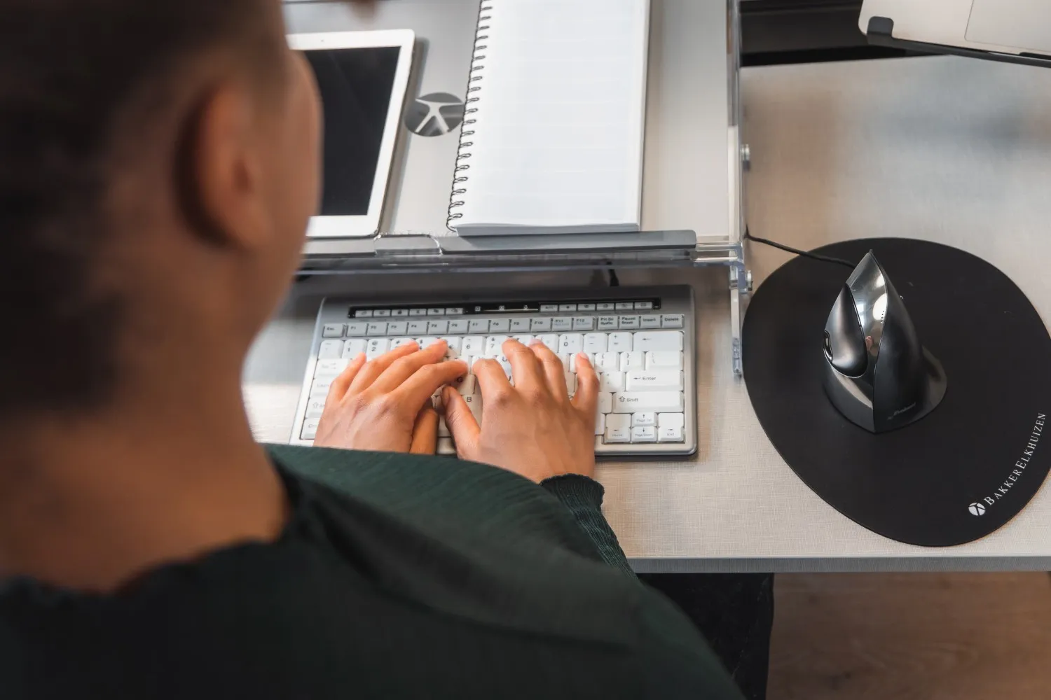 BakkerElkhuizen Ergo Mouse Pad Black