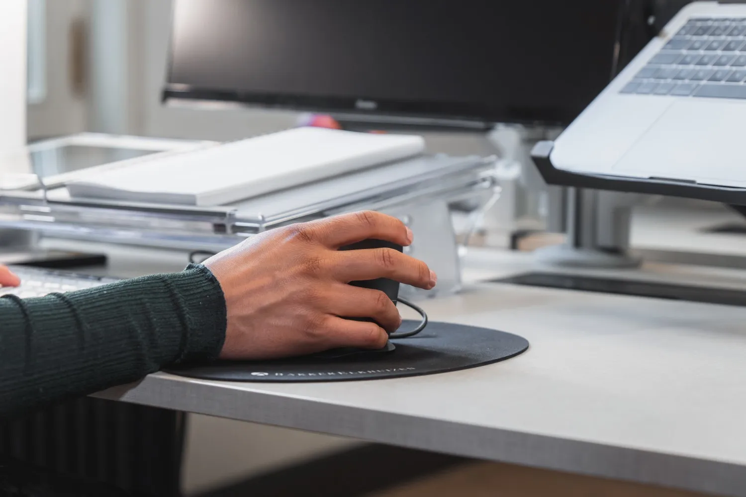 BakkerElkhuizen Ergo Mouse Pad Black