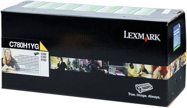 Lexmark C780H1YG High Yield Toner cartridge, Yellow
