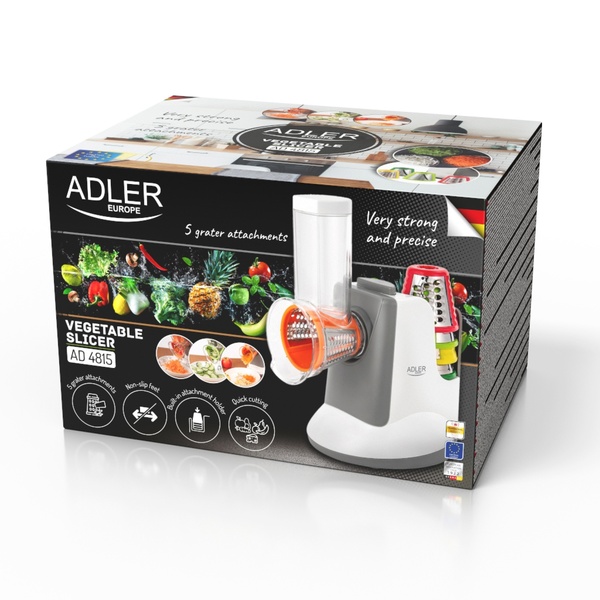 ADLER CR 4815 -yleisleikkuri, valkoinen