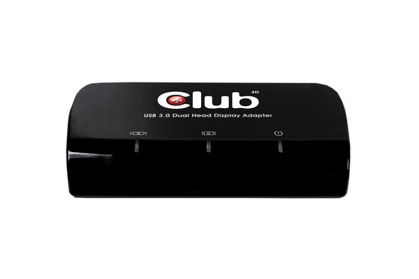 CLUB 3D USB 3.0 GFX TO DVI + HDMI Max resolution 2048x1152 (DVI-I) + 2048x1152 (HDMI)