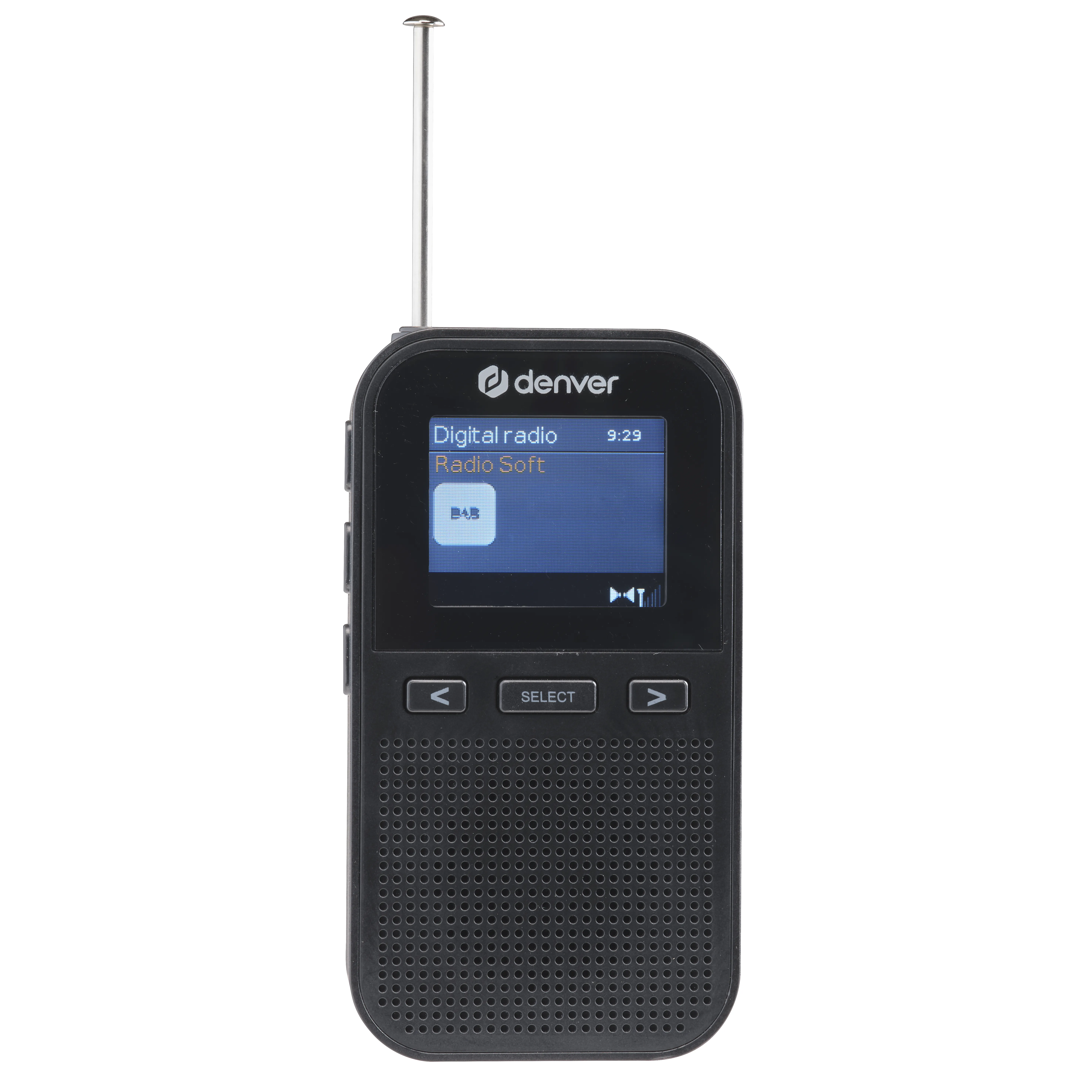 DENVER DAH-126 B&auml;rbar DAB+/FM-radio - Svart
